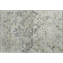 Premium Machine Washable Mayfield AMF768 Silver 1'8" x 2'6" Rug