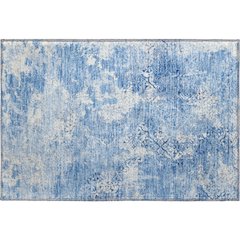 Premium Machine Washable Mayfield AMF769 Blue 1'8" x 2'6" Rug