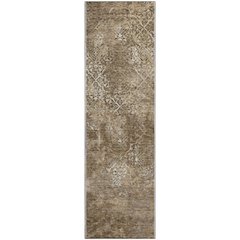 Premium Machine Washable Mayfield AMF769 Brown 2'3" x 7'6" Runner Rug