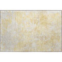 Premium Machine Washable Mayfield AMF769 Gold 1'8" x 2'6" Rug