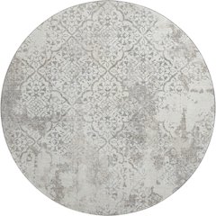 Premium Machine Washable Mayfield AMF769 Ivory 8' x 8' Round Rug