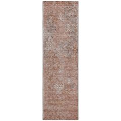 Premium Machine Washable Mayfield AMF769 Salmon 2'3" x 7'6" Runner Rug