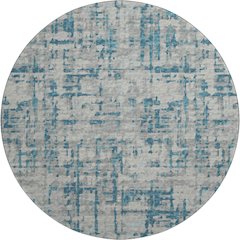 Premium Machine Washable Mayfield  Peacock 8' x 8' Round Rug