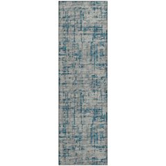Premium Machine Washable Mayfield  Peacock 2'3" x 7'6" Runner Rug