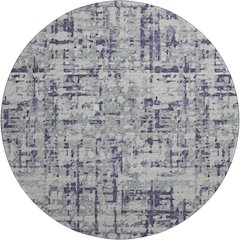 Premium Machine Washable Mayfield  Purple 8' x 8' Round Rug