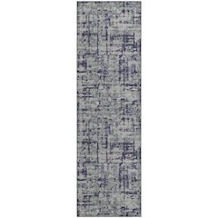 Premium Machine Washable Mayfield  Purple 2'3" x 7'6" Runner Rug