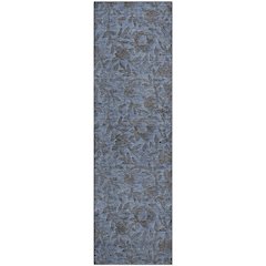 Premium Machine Washable Mayfield AMF771 Blue 2'3" x 7'6" Runner Rug