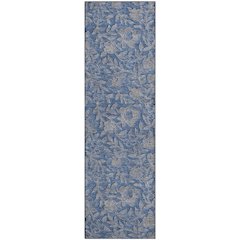 Premium Machine Washable Mayfield AMF771 Denim 2'3" x 7'6" Runner Rug