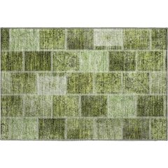 Premium Machine Washable Mayfield AMF772 Olive 1'8" x 2'6" Rug