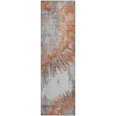 Premium Machine Washable Mayfield AMF773 Terracotta 2'3" x 7'6" Runner Rug