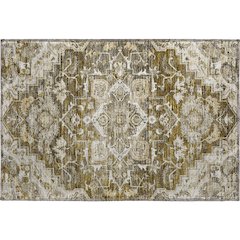Premium Machine Washable Mayfield AMF774 Brown 1'8" x 2'6" Rug