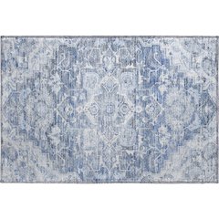 Premium Machine Washable Mayfield AMF774 Denim 1'8" x 2'6" Rug
