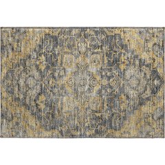 Premium Machine Washable Mayfield AMF774 Gray 1'8" x 2'6" Rug