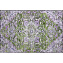 Premium Machine Washable Mayfield AMF774 Olive 1'8" x 2'6" Rug