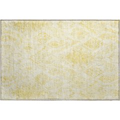 Premium Machine Washable Mayfield AMF776 Gold 1'8" x 2'6" Rug