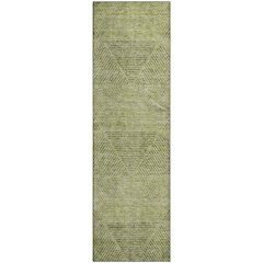 Premium Machine Washable Mayfield AMF777 Aloe 2'3" x 7'6" Runner Rug