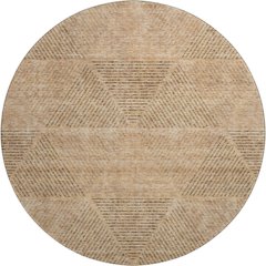 Premium Machine Washable Mayfield AMF777 Copper 8' x 8' Round Rug