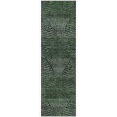 Premium Machine Washable Mayfield AMF777 Fern 2'3" x 7'6" Runner Rug
