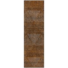 Premium Machine Washable Mayfield AMF777 Terracotta 2'3" x 7'6" Runner Rug