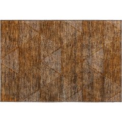 Premium Machine Washable Mayfield AMF777 Terracotta 1'8" x 2'6" Rug