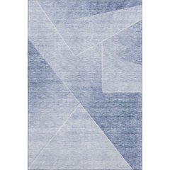 Premium Machine Washable Mayfield AMF779 Blue 2'6" x 3'10" Rug