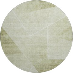 Premium Machine Washable Mayfield AMF779 Sage 8' x 8' Round Rug