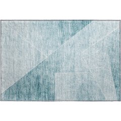Premium Machine Washable Mayfield AMF779 Teal 1'8" x 2'6" Rug