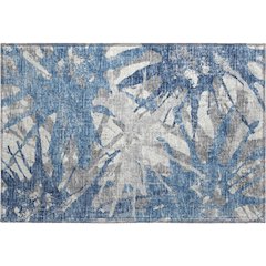 Premium Machine Washable Mayfield  Blue 1'8" x 2'6" Rug