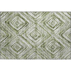 Premium Machine Washable Mayfield AMF781 Aloe 1'8" x 2'6" Rug