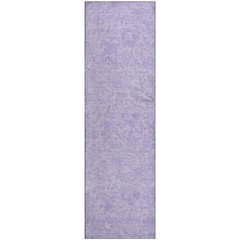 Premium Machine Washable Mayfield AMF782 Lilac 2'3" x 7'6" Runner Rug