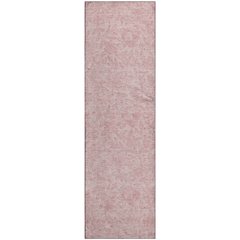 Premium Machine Washable Mayfield AMF782 Pink 2'3" x 7'6" Runner Rug