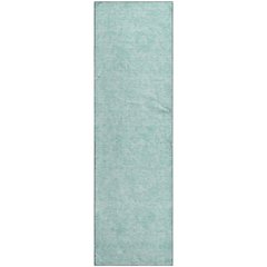 Premium Machine Washable Mayfield AMF782 Teal 2'3" x 7'6" Runner Rug