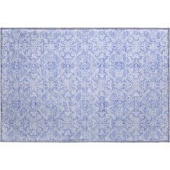 Premium Machine Washable Mayfield AMF784 Sky 1'8" x 2'6" Rug