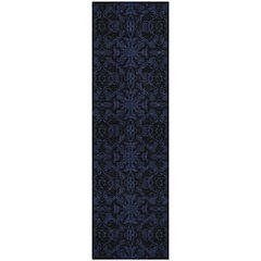 Premium Machine Washable Mayfield AMF785 Blue 2'3" x 7'6" Runner Rug