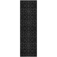 Premium Machine Washable Mayfield AMF785 Gray 2'3" x 7'6" Runner Rug
