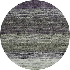 Premium Machine Washable Mayfield AMF786 Green 8' x 8' Round Rug