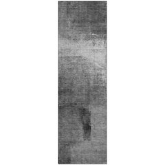 Premium Machine Washable Mayfield AMF787 Gray 2'3" x 7'6" Runner Rug