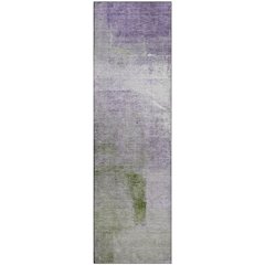Premium Machine Washable Mayfield AMF787 Purple 2'3" x 7'6" Runner Rug