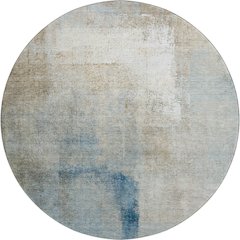 Premium Machine Washable Mayfield AMF787 Taupe 8' x 8' Round Rug