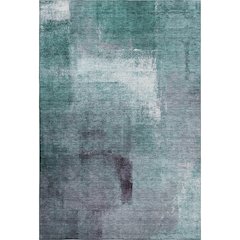 Premium Machine Washable Mayfield AMF787 Teal 2'6" x 3'10" Rug