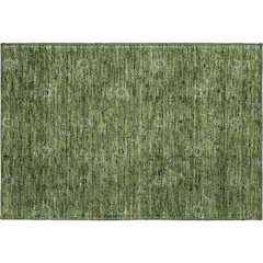 Premium Machine Washable Mayfield AMF788 Olive 1'8" x 2'6" Rug