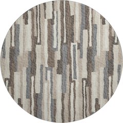 Premium Machine Washable Mayfield  Earth 8' x 8' Round Rug