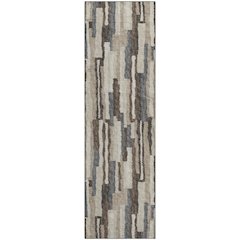 Premium Machine Washable Mayfield  Earth 2'3" x 7'6" Runner Rug