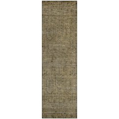 Premium Machine Washable Mayfield AMF790 Brown 2'3" x 7'6" Runner Rug