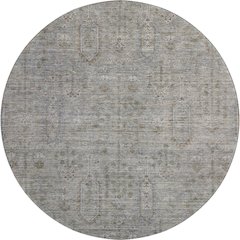 Premium Machine Washable Mayfield AMF790 Granite 8' x 8' Round Rug