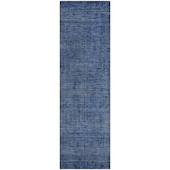 Premium Machine Washable Mayfield AMF790 Navy 2'3" x 7'6" Runner Rug