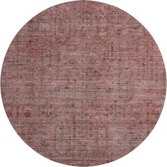 Premium Machine Washable Mayfield AMF790 Paprika 8' x 8' Round Rug
