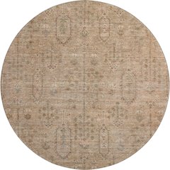 Premium Machine Washable Mayfield AMF790 Terracotta 8' x 8' Round Rug