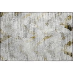 Premium Machine Washable Mayfield AMF791 Taupe 1'8" x 2'6" Rug