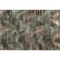 Premium Machine Washable Mayfield AMF792 Brown 1'8" x 2'6" Rug